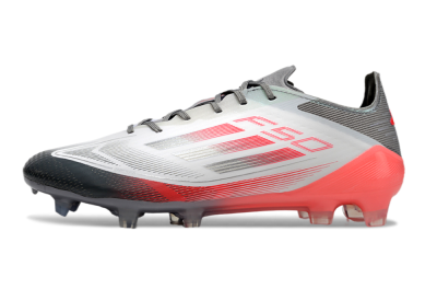 Adidas F50 Elite FG Firm Ground Soccer Cleats - White/Silver/Red