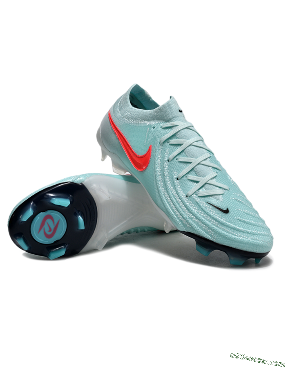 Nike Phantom Luna Elite FG Firm Ground Soccer Cleats - Jade/Red/Black 3