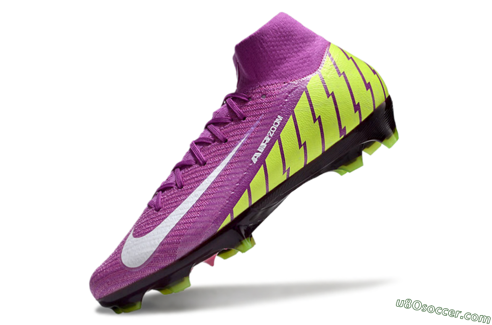 Nike Air Zoom Mercurial Superfly 10 Elite FG Firm Ground Soccer Cleats - Red/White/Yellow 5