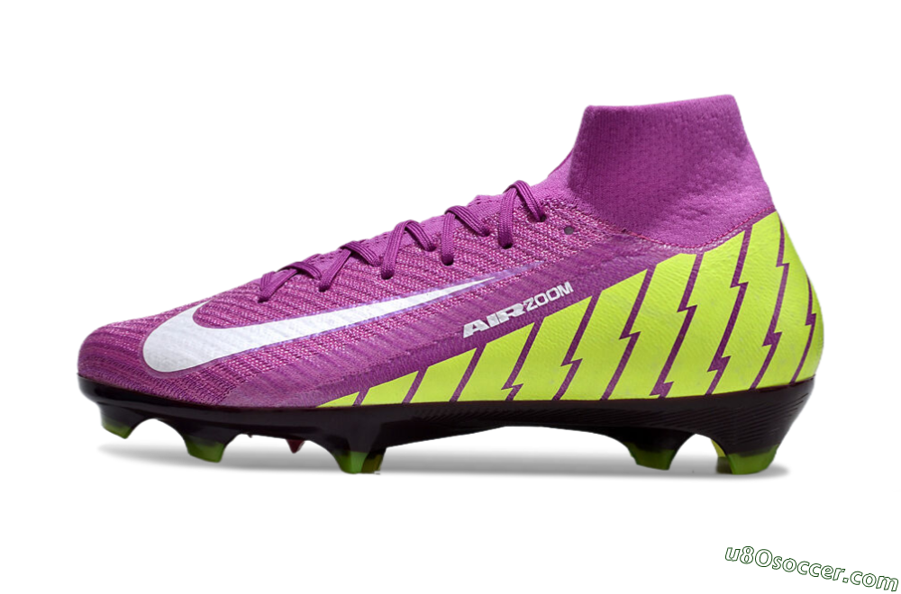 Nike Air Zoom Mercurial Superfly 10 Elite FG Firm Ground Soccer Cleats - Red/White/Yellow 2