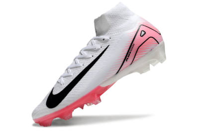 Nike Air Zoom Mercurial Superfly 10 Elite FG Firm Ground Soccer Cleats - White/Black/Pink