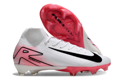 Nike Air Zoom Mercurial Superfly 10 Elite FG Firm Ground Soccer Cleats - White/Black/Pink