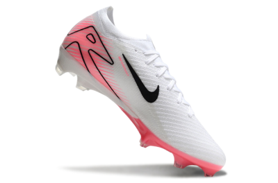 Nike Air Zoom Mercurial Vapor 16 Elite FG Firm Ground Soccer Cleats - White/Black/Pink