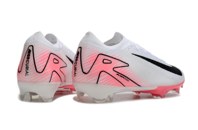 Nike Air Zoom Mercurial Vapor 16 Elite FG Firm Ground Soccer Cleats - White/Black/Pink