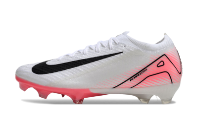 Nike Air Zoom Mercurial Vapor 16 Elite FG Firm Ground Soccer Cleats - White/Black/Pink