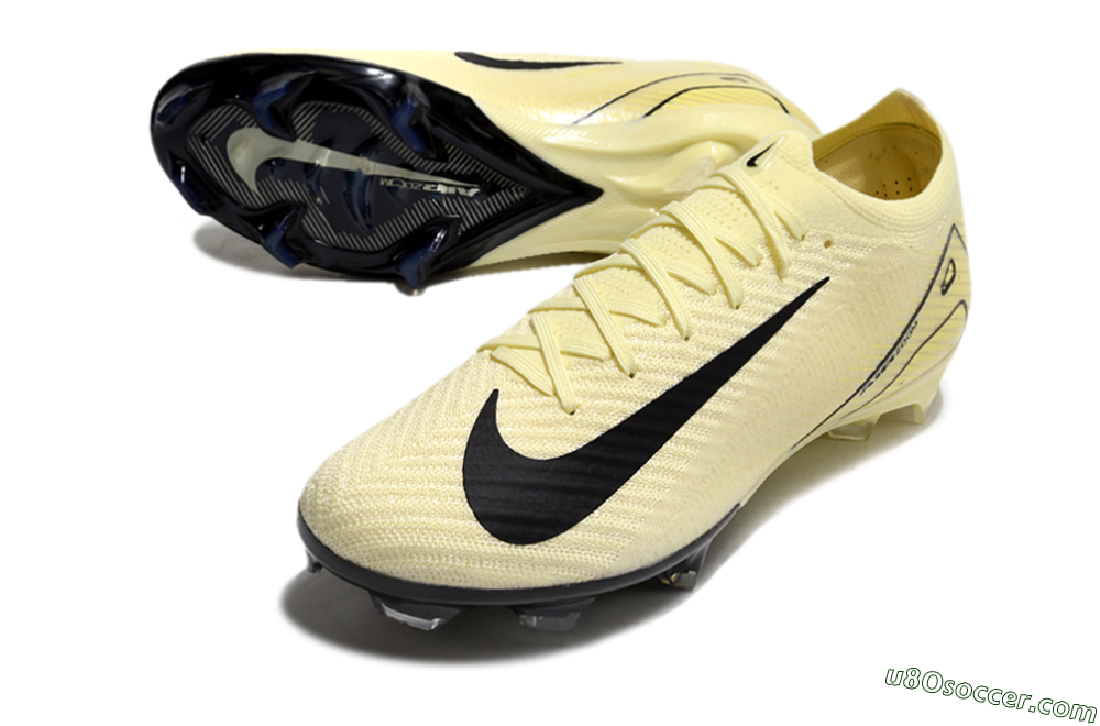 Nike Air Zoom Mercurial Vapor 16 Elite FG Firm Ground Soccer Cleats - Beige/Black 3