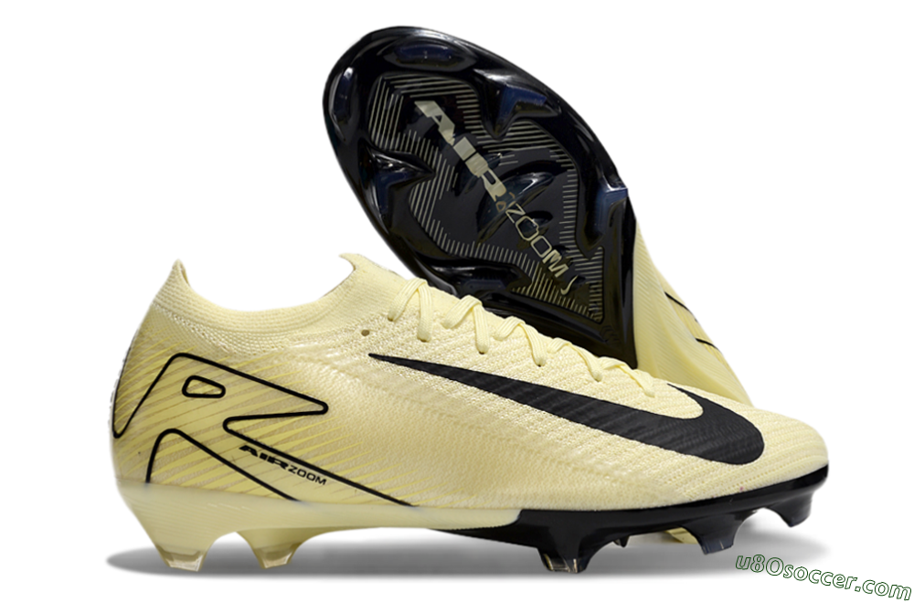 Nike Air Zoom Mercurial Vapor 16 Elite FG Firm Ground Soccer Cleats - Beige/Black 1