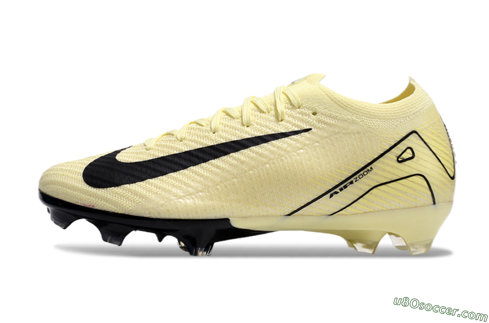 Nike Air Zoom Mercurial Vapor 16 Elite FG Firm Ground Soccer Cleats - Beige/Black 2