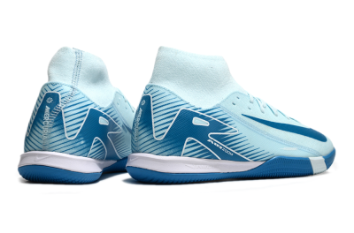 Nike Air Zoom Mercurial Superfly 10 Academy IC Indoor & Futsal Soccer Shoes - Jade/Blue/White