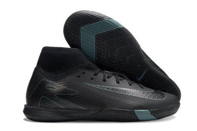 Nike Air Zoom Mercurial Superfly 10 Academy IC Indoor & Futsal Soccer Shoes - Black/Green