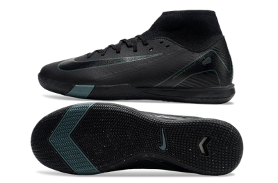 Nike Air Zoom Mercurial Superfly 10 Academy IC Indoor & Futsal Soccer Shoes - Black/Green
