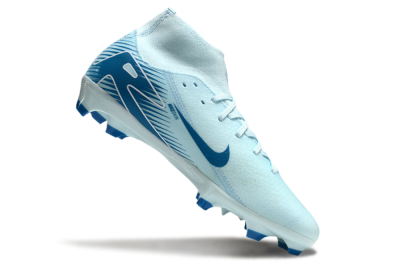 Nike Air Zoom Mercurial Superfly 10 Academy FG Firm Ground Soccer Cleats - Jade/Blue/White