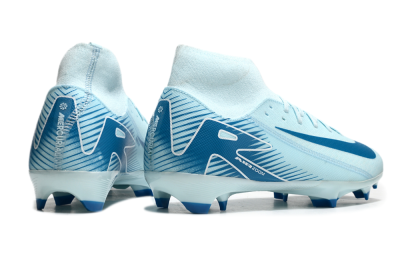 Nike Air Zoom Mercurial Superfly 10 Academy FG Firm Ground Soccer Cleats - Jade/Blue/White