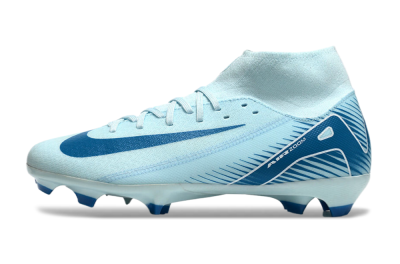 Nike Air Zoom Mercurial Superfly 10 Academy FG Firm Ground Soccer Cleats - Jade/Blue/White