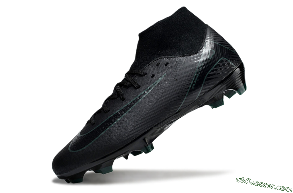 Nike Air Zoom Mercurial Superfly 10 Academy FG Firm Ground Soccer Cleats - Black/Green 5