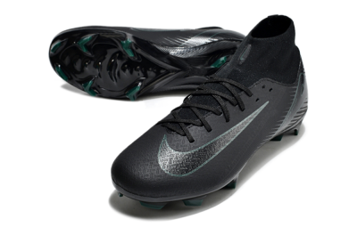 Nike Air Zoom Mercurial Superfly 10 Academy FG Firm Ground Soccer Cleats - Black/Green