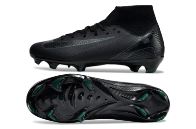 Nike Air Zoom Mercurial Superfly 10 Academy FG Firm Ground Soccer Cleats - Black/Green