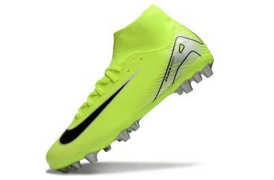 Nike Air Zoom Mercurial Superfly 10 Academy AG Artificial Grass Soccer Cleats - Yellow/Black/Silver