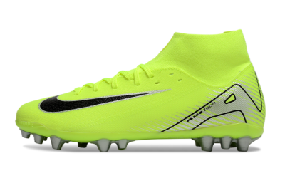 Nike Air Zoom Mercurial Superfly 10 Academy AG Artificial Grass Soccer Cleats - Yellow/Black/Silver