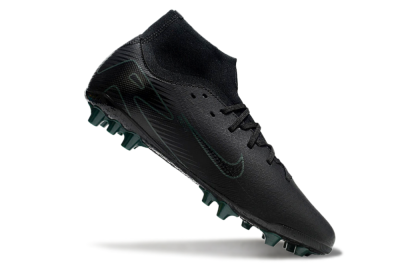 Nike Air Zoom Mercurial Superfly 10 Academy AG Artificial Grass Soccer Cleats - Black/Green
