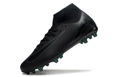 Nike Air Zoom Mercurial Superfly 10 Academy AG Artificial Grass Soccer Cleats - Black/Green