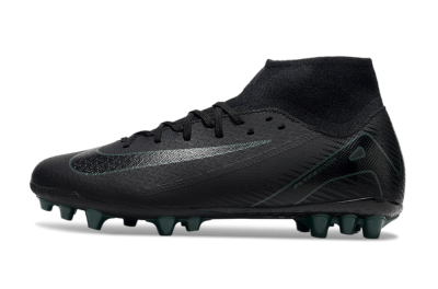 Nike Air Zoom Mercurial Superfly 10 Academy AG Artificial Grass Soccer Cleats - Black/Green