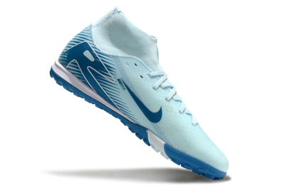 Nike Air Zoom Mercurial Superfly 10 Academy TF Artificial Turf Soccer Shoes - Jade/Blue/White