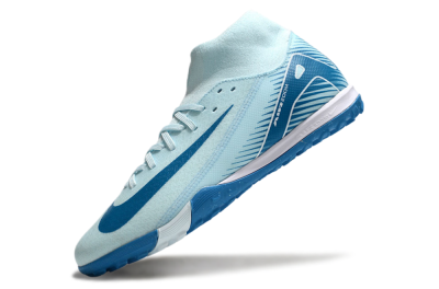 Nike Air Zoom Mercurial Superfly 10 Academy TF Artificial Turf Soccer Shoes - Jade/Blue/White