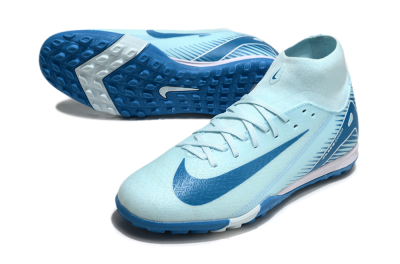 Nike Air Zoom Mercurial Superfly 10 Academy TF Artificial Turf Soccer Shoes - Jade/Blue/White