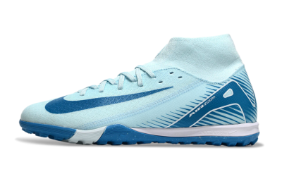 Nike Air Zoom Mercurial Superfly 10 Academy TF Artificial Turf Soccer Shoes - Jade/Blue/White