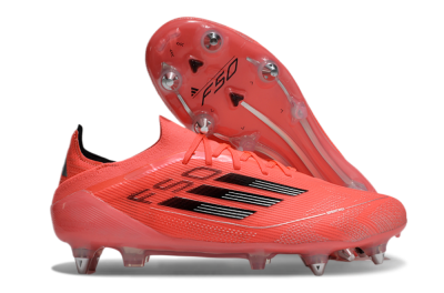 Adidas F50 Elite SG Soft Ground Soccer Cleats - Red/Black/Silver
