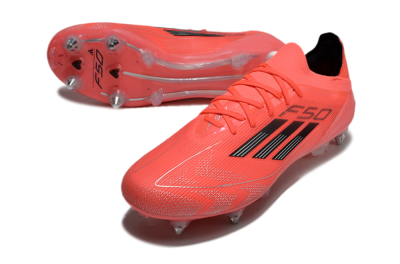 Adidas F50 Elite SG Soft Ground Soccer Cleats - Red/Black/Silver