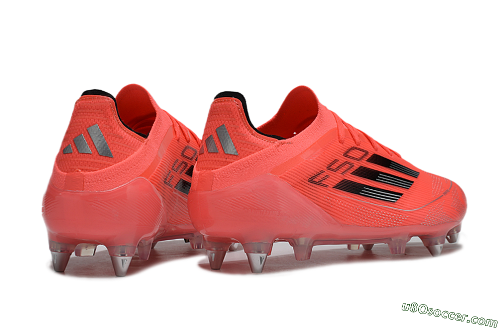 Adidas F50 Elite SG Soft Ground Soccer Cleats - Red/Black/Silver 6