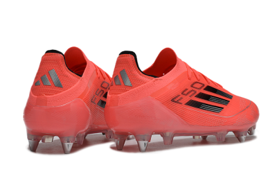 Adidas F50 Elite SG Soft Ground Soccer Cleats - Red/Black/Silver