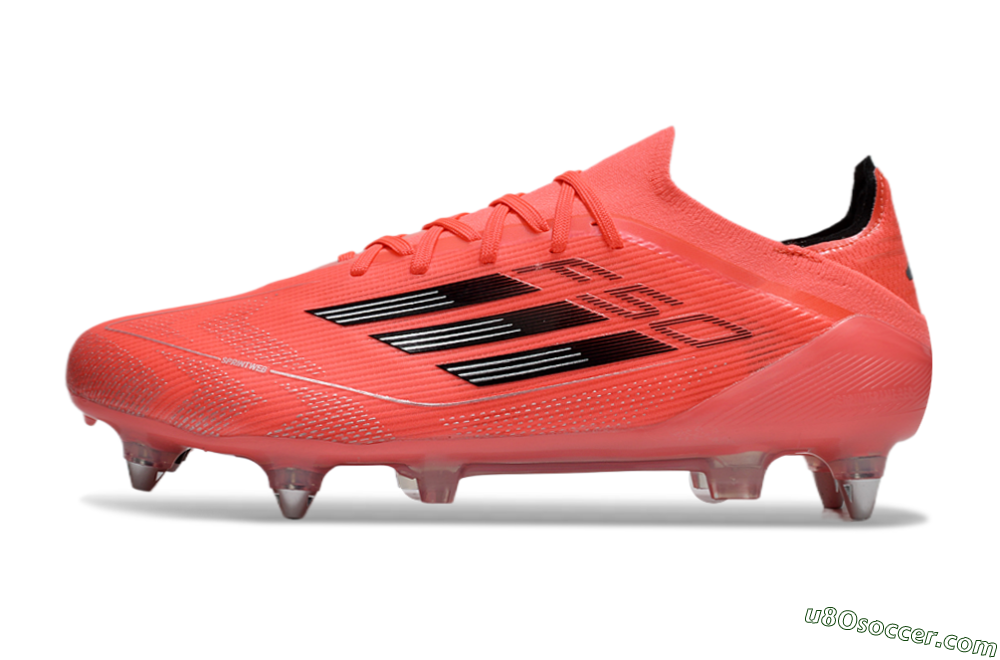 Adidas F50 Elite SG Soft Ground Soccer Cleats - Red/Black/Silver 2