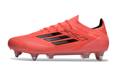 Adidas F50 Elite SG Soft Ground Soccer Cleats - Red/Black/Silver