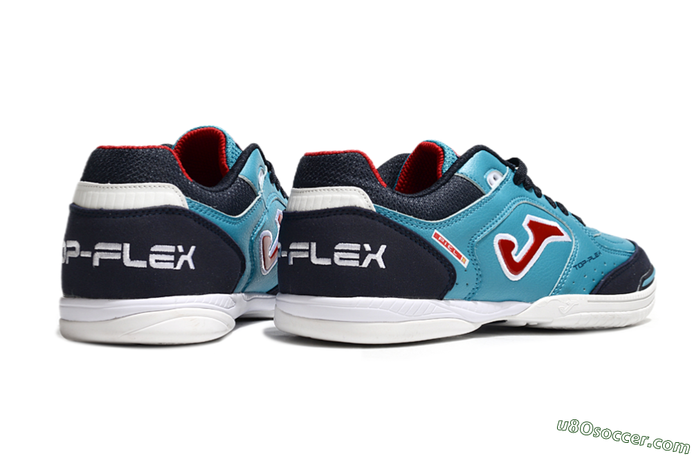Joma Top Flex IC Indoor & Futsal Soccer Shoes - Blue/Red/Black 6