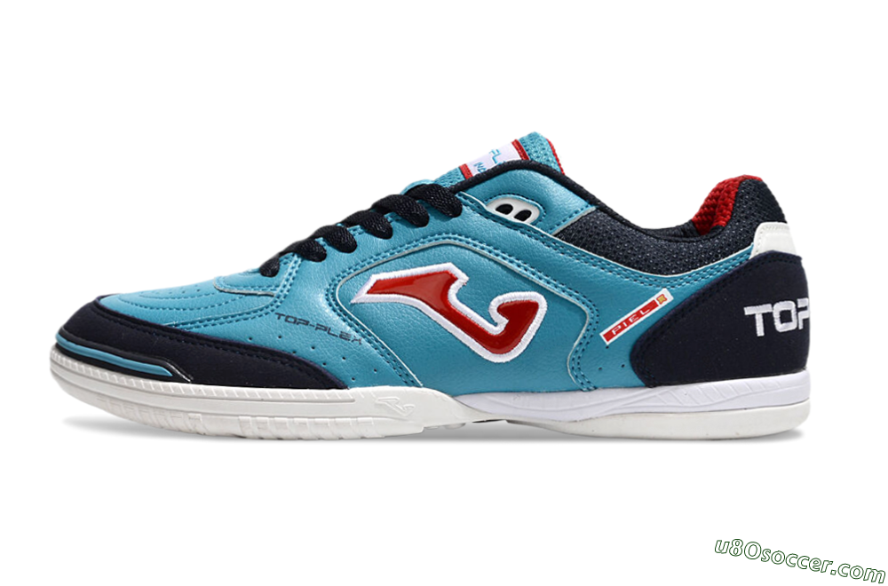 Joma Top Flex IC Indoor & Futsal Soccer Shoes - Blue/Red/Black 2