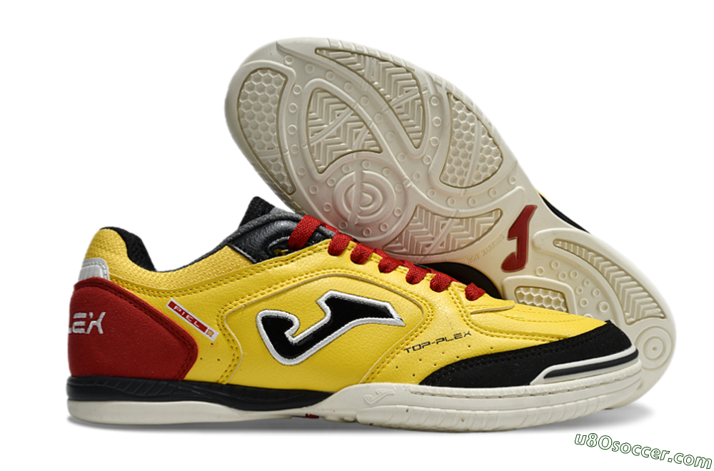 Joma Top Flex IC Indoor & Futsal Soccer Shoes - Yellow/Black/Red 1