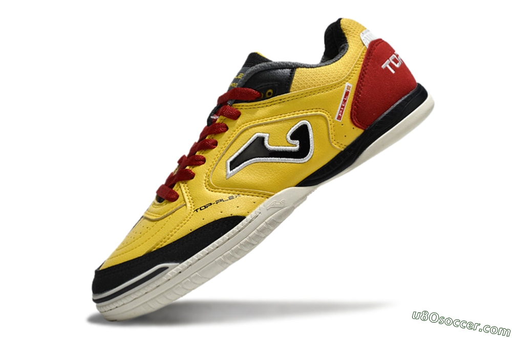 Joma Top Flex IC Indoor & Futsal Soccer Shoes - Yellow/Black/Red 5