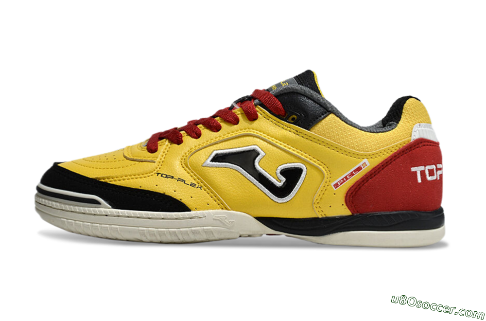 Joma Top Flex IC Indoor & Futsal Soccer Shoes - Yellow/Black/Red 2