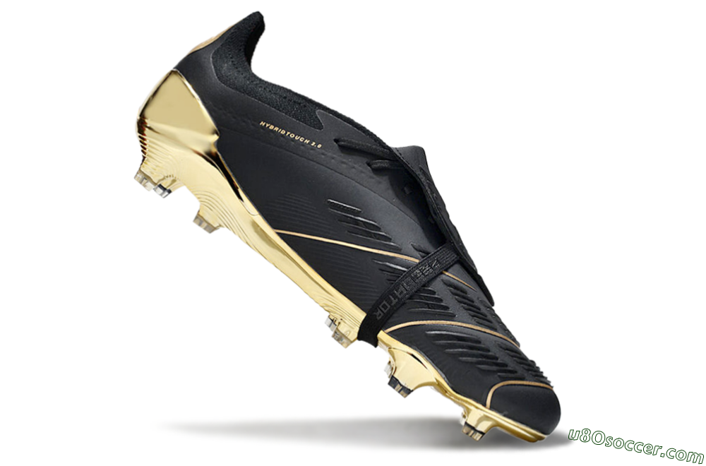 Adidas Predator Elite Foldover Tongue FG Firm Ground Soccer Cleats - Black/Gold 4