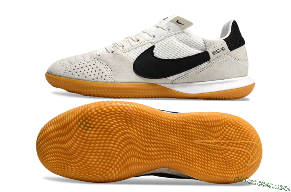 Nike Street Gato IC Indoor & Futsal Soccer Shoes - Grey/Black/Brown 0