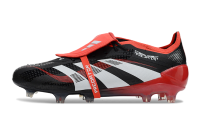 Adidas Predator Elite Foldover Tongue FG Firm Ground Soccer Cleats - Black/White/Red