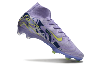 Nike Air Zoom Mercurial Superfly 10 Elite FG Firm Ground Soccer Cleats - Purple/Yellow/White