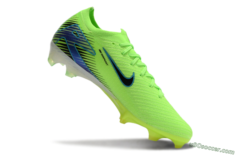 Nike Air Zoom Mercurial Vapor 16 Elite FG Firm Ground Soccer Cleats - Yellow/Black/Blue 4