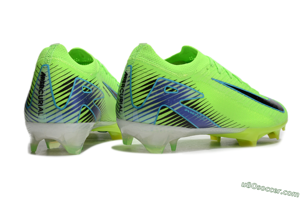 Nike Air Zoom Mercurial Vapor 16 Elite FG Firm Ground Soccer Cleats - Yellow/Black/Blue 6