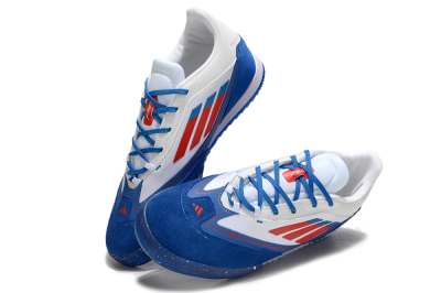 Adidas F50 Elite Messi IC Indoor & Futsal Soccer Shoes - Blue/White/Red