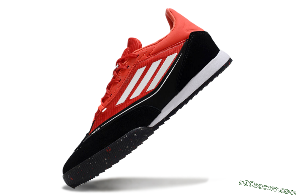 Adidas F50 Elite Messi IC Indoor & Futsal Soccer Shoes - Red/White/Black 5