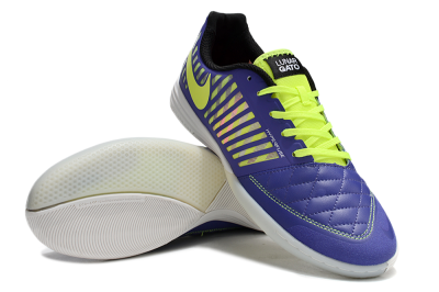 Nike Lunar Gato 2 IC Indoor & Futsal Soccer Shoes - Blue/Yellow/White